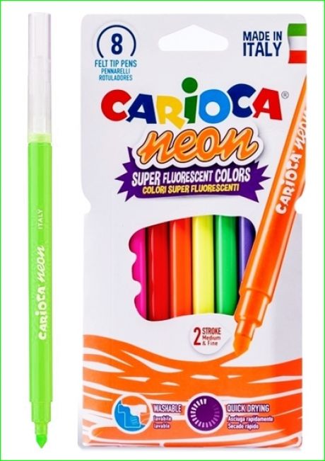 CARIOCA® Neon 8/set